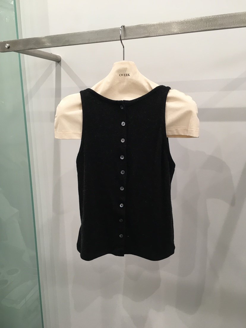 OVERK東大門實拍女裝新款熱賣推薦真品吊帶背心安哥拉兩面穿OVERK吊帶/背心