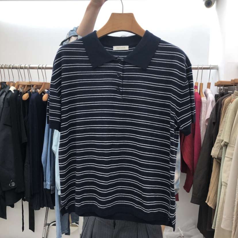 DRESS ROOM東大門直郵女裝新品推薦真品時尚人氣T恤條紋DRESS ROOMT恤