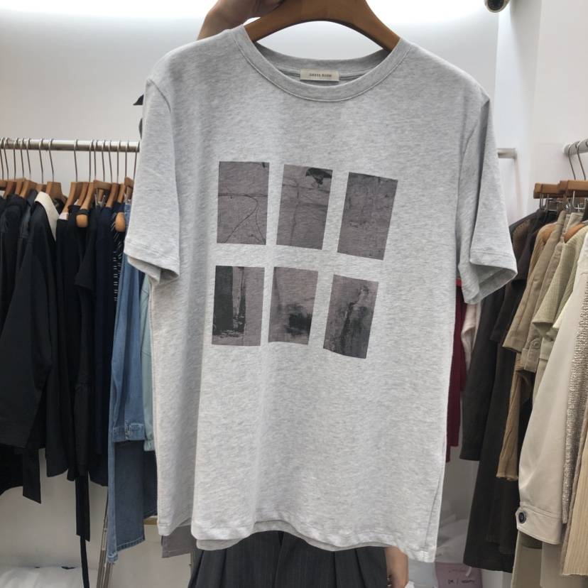 DRESS ROOM韓國代購女士新品熱賣真品推薦時尚人氣休閑T恤DRESS ROOMT恤