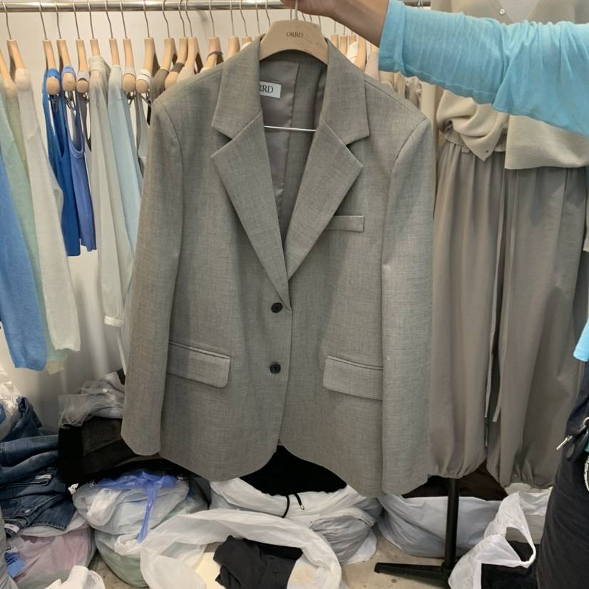 ORRD東大門代購女裝新款真品時尚休閑熱賣人氣西裝西服開衩ORRD西裝/西服