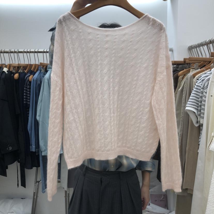 DRESS ROOM韓國代購女士新品時尚熱賣真品推薦休閑針織衫DRESS ROOM針織衫