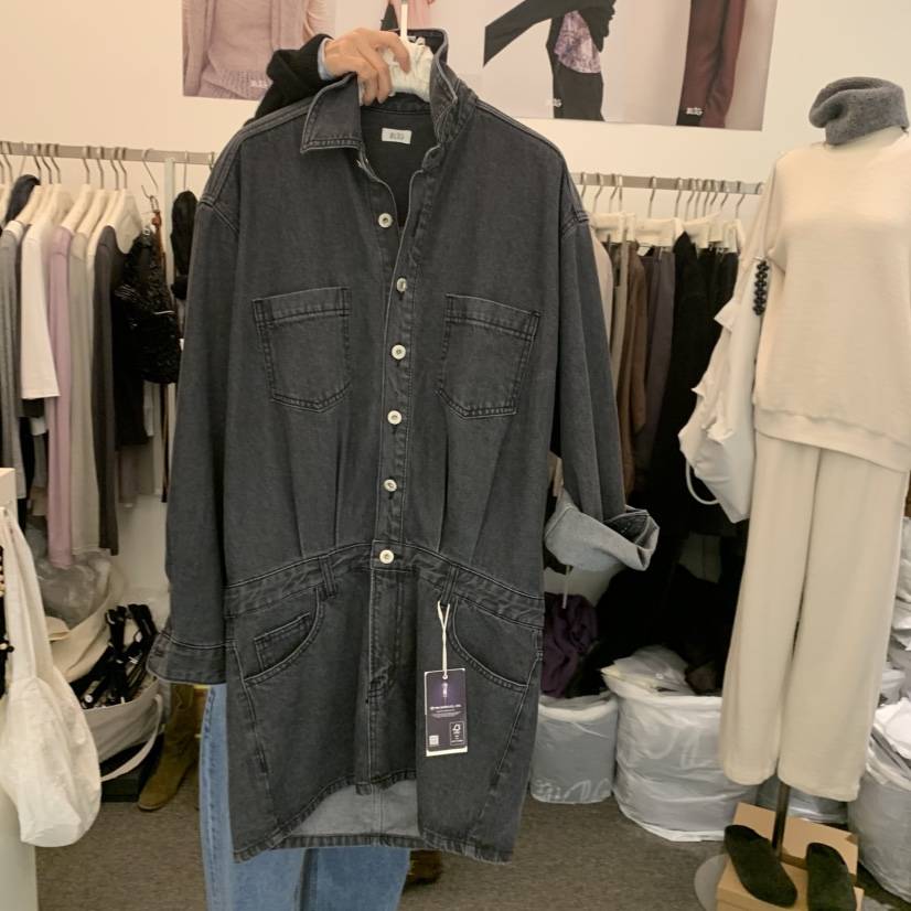 MAG東大門實拍女裝新品真品時尚熱賣休閑推薦連衣裙不含腰帶SALONDEMAG連衣裙