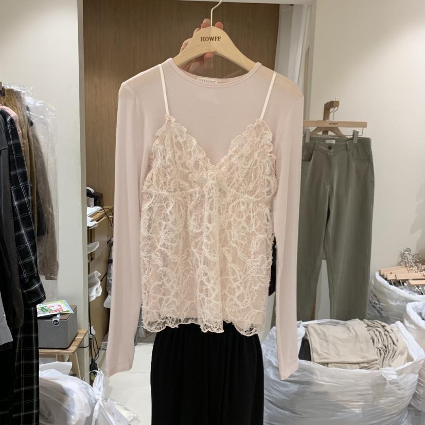 HOWFF東大門直郵女裝新品真品時尚人氣吊帶背心不含內搭蕾絲HOWFF吊帶/背心