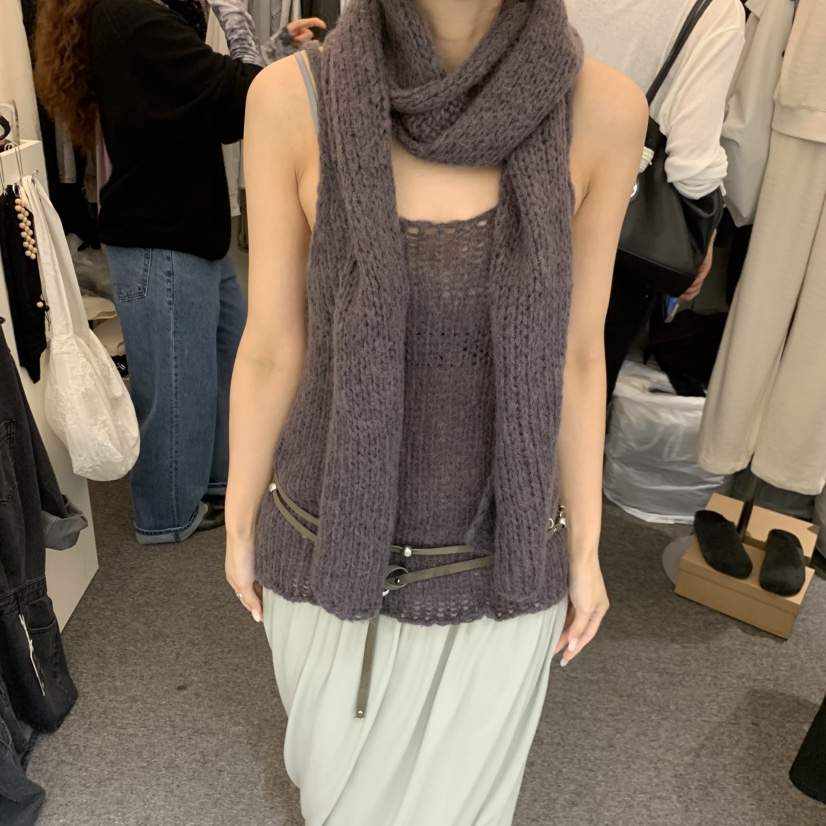 MAG東大門實拍女士新品時尚推薦真品人氣熱賣休閑套裝含圍巾SALONDEMAG套裝