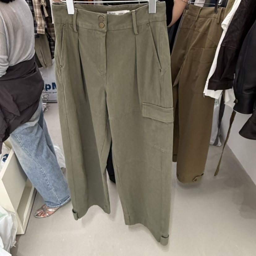 PADO韓國代購女士新款休閑熱賣人氣推薦真品時尚休閑褲口袋PADO休閑褲