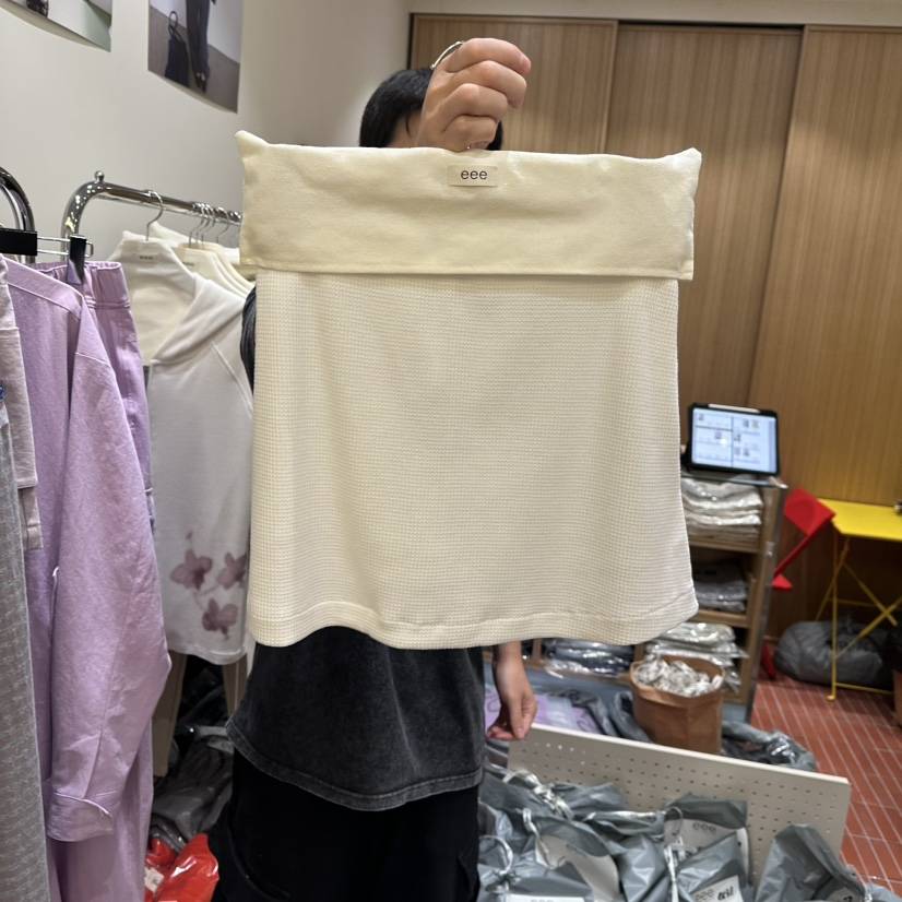 EEE東大門代購女士新款推薦真品時尚熱賣人氣休閑短裙華夫格EEE短裙