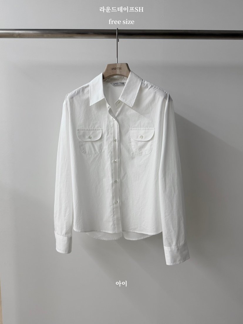 AND THE韓國直郵女士新品真品時尚休閑人氣熱賣襯衫蕾絲衫AND THE襯衫/蕾絲衫