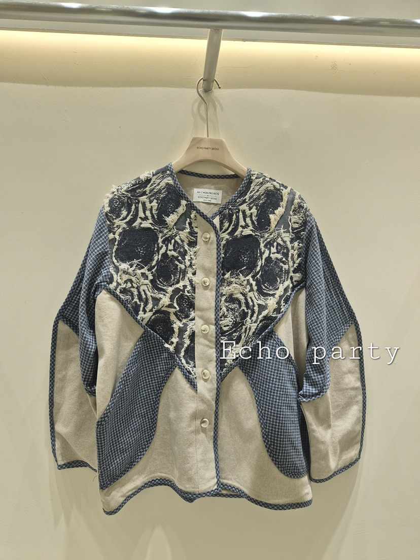 ECHOPARTY東大門實拍女裝新品真品時尚推薦熱賣休閑人氣夾克Echo party夾克
