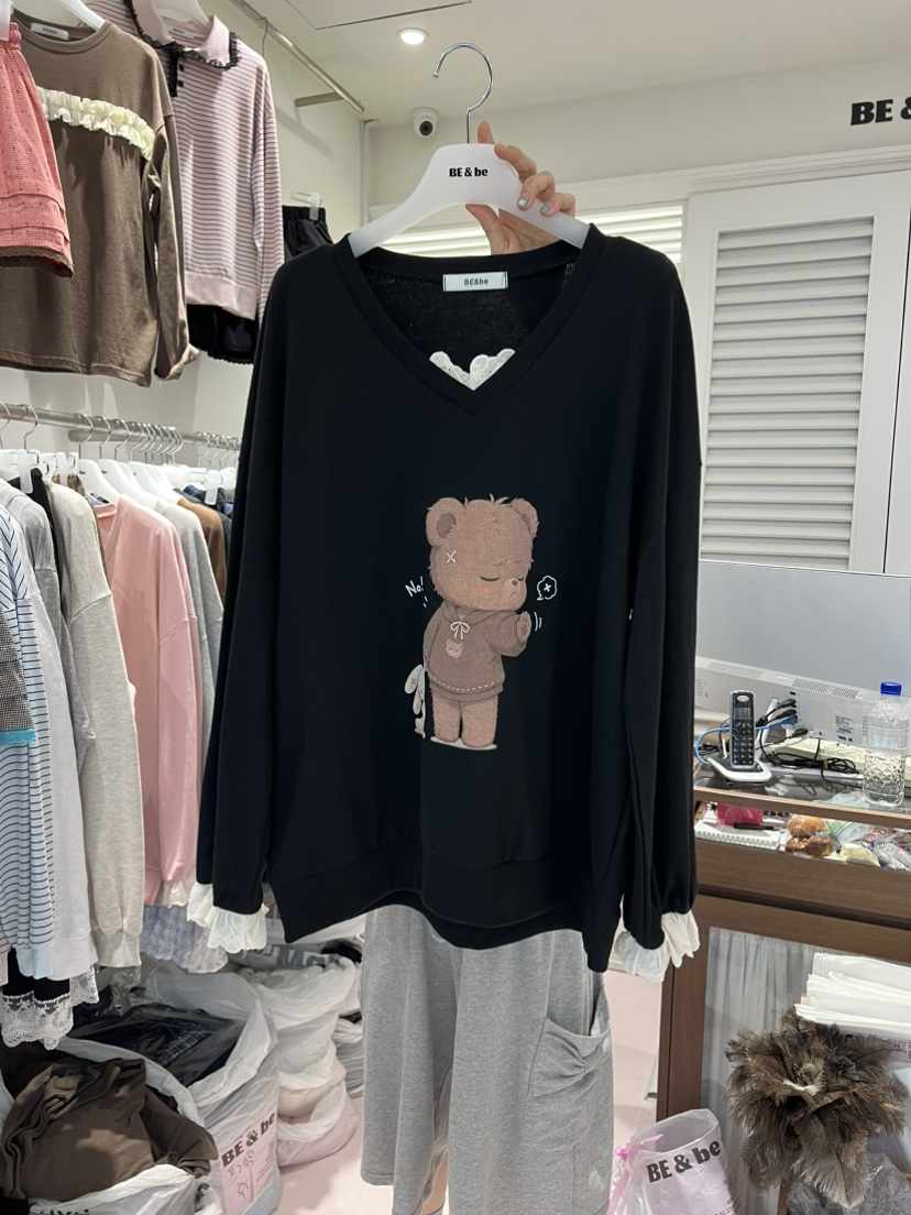 BE&amp;BE東大門代購女裝新品人氣時尚休閑推薦熱賣衛衣BE&be衛衣