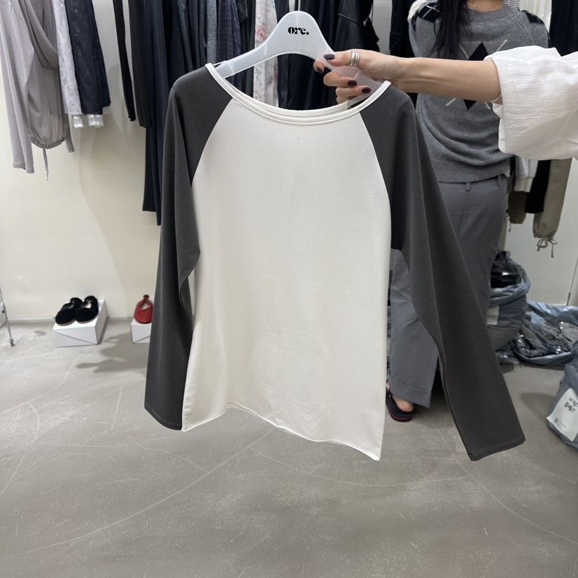 ORE-P東大門直郵女士新品休閑真品人氣熱賣推薦時尚長袖T恤ORE長袖T恤