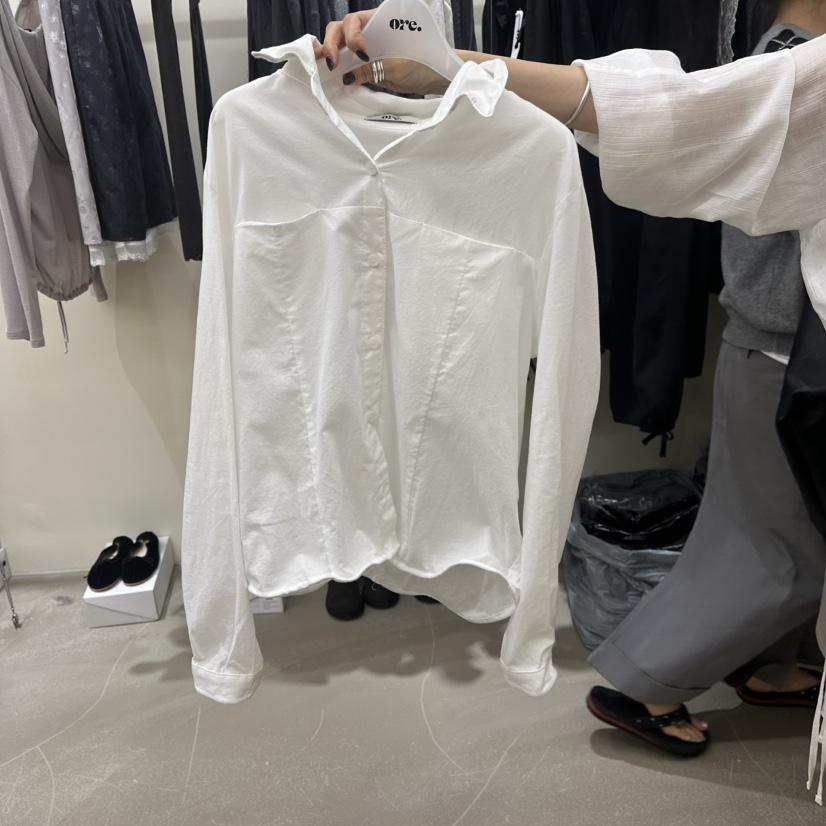 ORE-P東大門實拍女士新款人氣休閑真品推薦熱賣襯衫蕾絲衫ORE襯衫/蕾絲衫