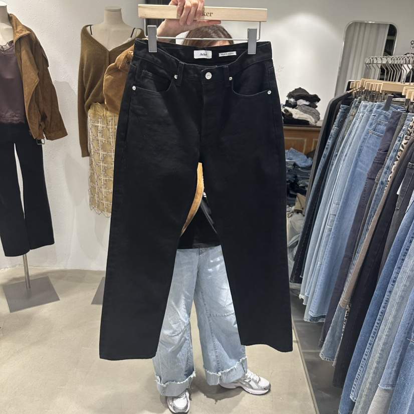 ACKER韓國直郵女士新品真品熱賣休閑推薦時尚人氣牛仔褲ACKER牛仔褲