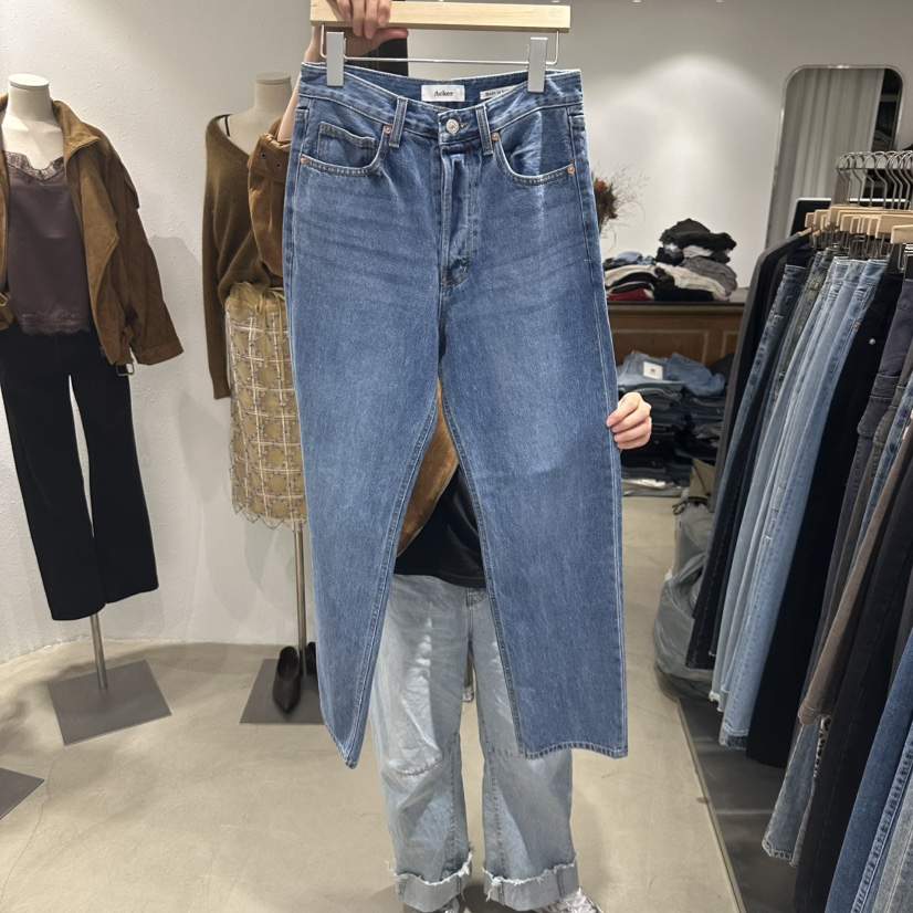 ACKER東大門實拍女裝新款真品人氣時尚推薦熱賣牛仔褲中號ACKER牛仔褲