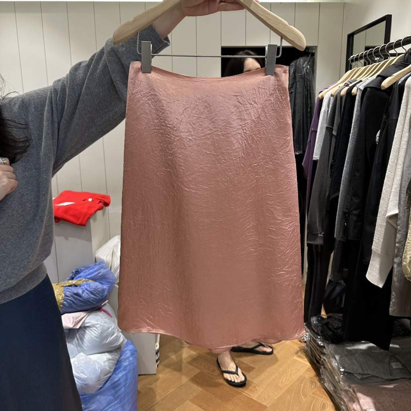 ARC韓國直郵女士新品時尚人氣休閑真品推薦半身裙中短裙緞arc en ciel半身裙/中短裙