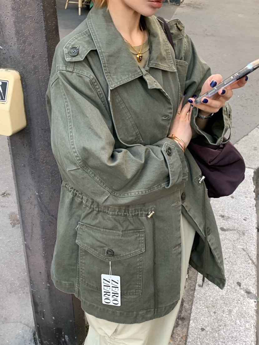 ZEROZERO韓國代購女裝新品人氣休閑熱賣推薦時尚夾克水洗ZEROZERO夾克
