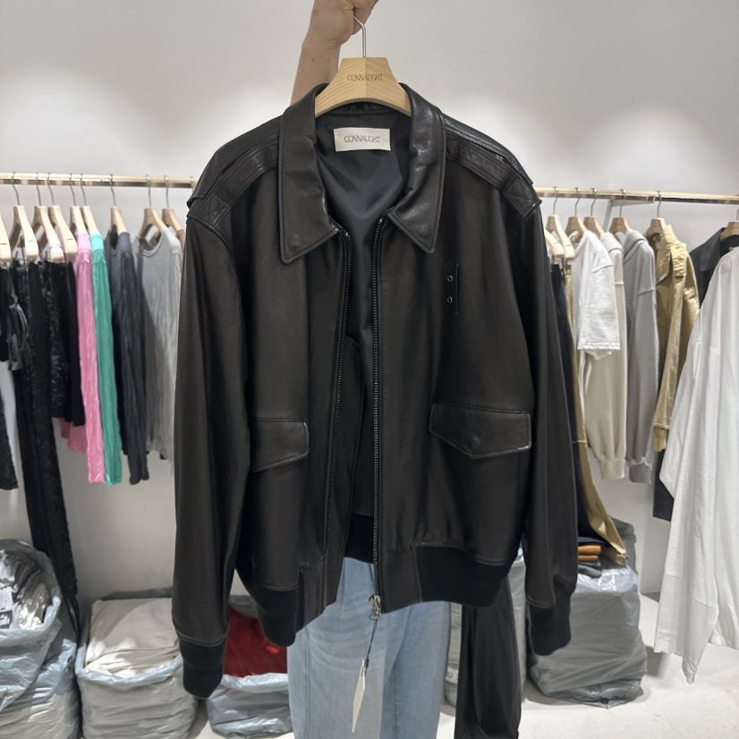 CONNAUGHT/DAILYJUD東大門實拍女裝新品時尚人氣皮衣皮革CONNAUGHT/DAILYJUD皮衣