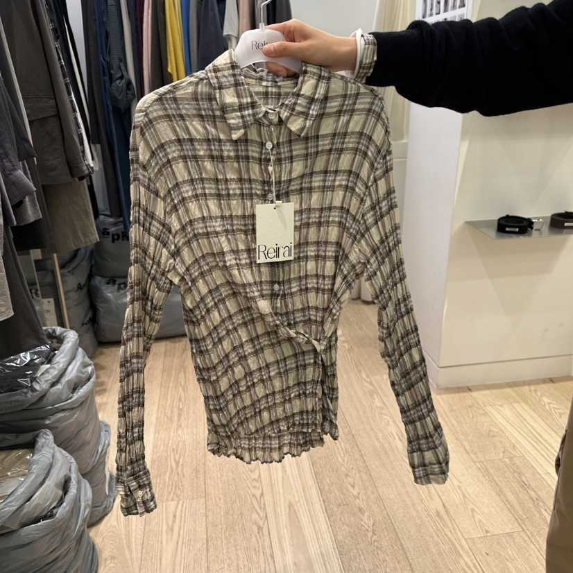 REIRAI韓國直郵女士新款真品熱賣時尚推薦休閑襯衫蕾絲衫Reirai襯衫/蕾絲衫
