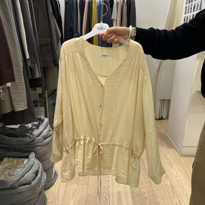 REIRAI韓國代購女士新款熱賣時尚人氣休閑真品襯衫蕾絲衫Reirai襯衫/蕾絲衫