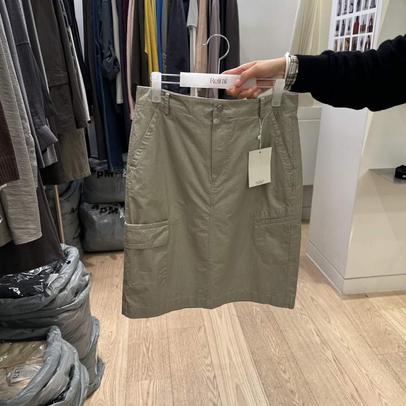 REIRAI東大門直郵女裝新品真品推薦休閑半身裙中短裙口袋Reirai半身裙/中短裙