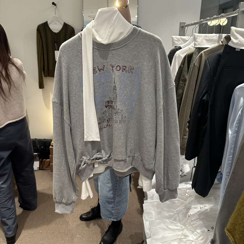 OVERTAKE韓國代購女士新款休閑真品時尚熱賣推薦人氣衛衣OVERTAKE衛衣