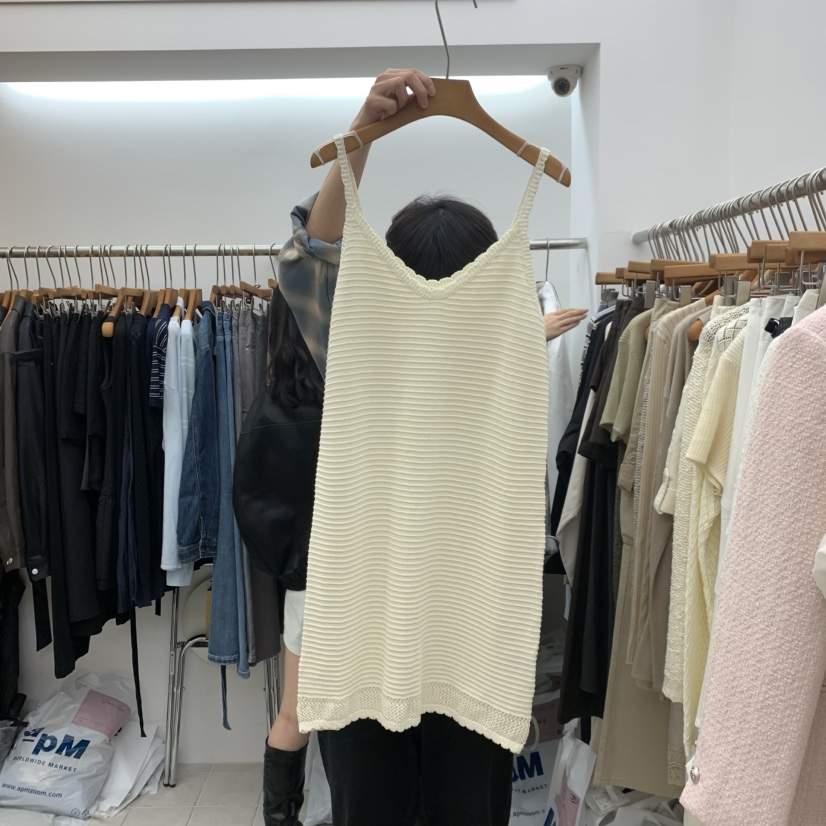 DRESS ROOM韓國直郵女裝新品人氣真品休閑連衣裙鉤針編織DRESS ROOM連衣裙