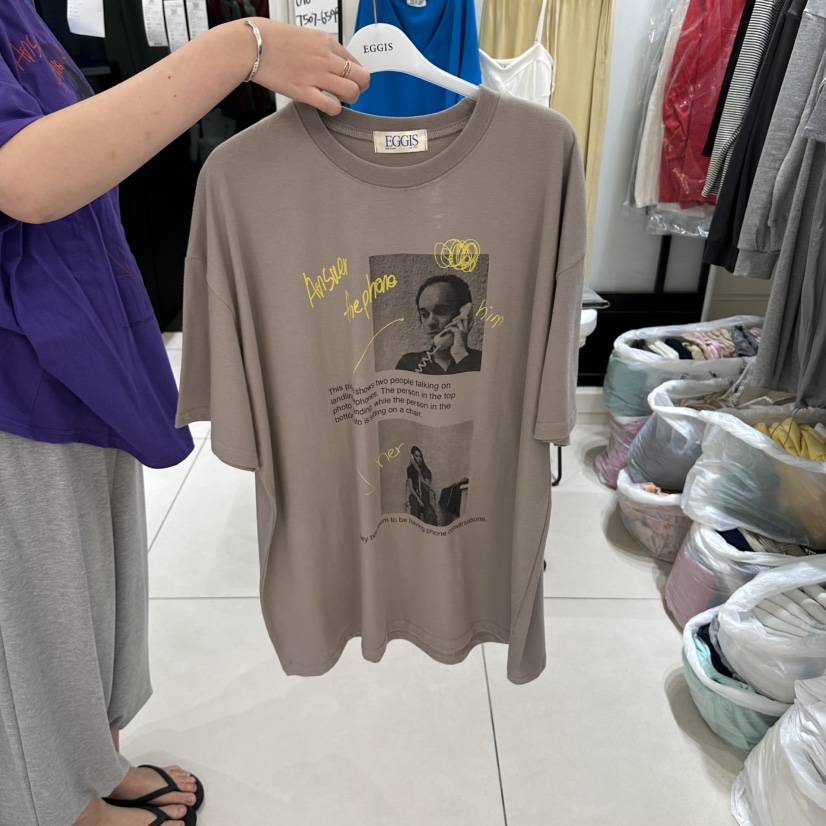 EGG IS韓國直郵女裝新品推薦休閑真品熱賣人氣時尚T恤EGG IST恤