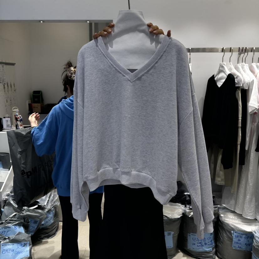 RICH SISTER東大門直郵女士新品休閑時尚推薦熱賣衛衣棉布RICH SISTER衛衣