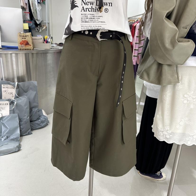 REPELLER東大門直郵女士新品人氣休閑推薦短褲不含腰帶工裝REPELLER短褲