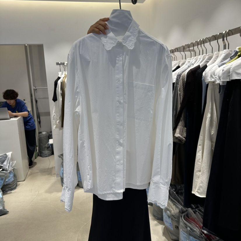 RICH SISTER韓國代購女士新款推薦真品時尚襯衫蕾絲衫蕾絲RICH SISTER襯衫/蕾絲衫
