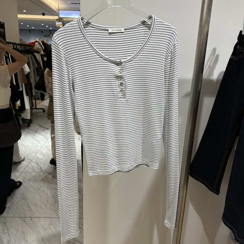TOPDRESSING東大門代購女士新品時尚推薦人氣真品長袖T恤TOPDRESSING長袖T恤
