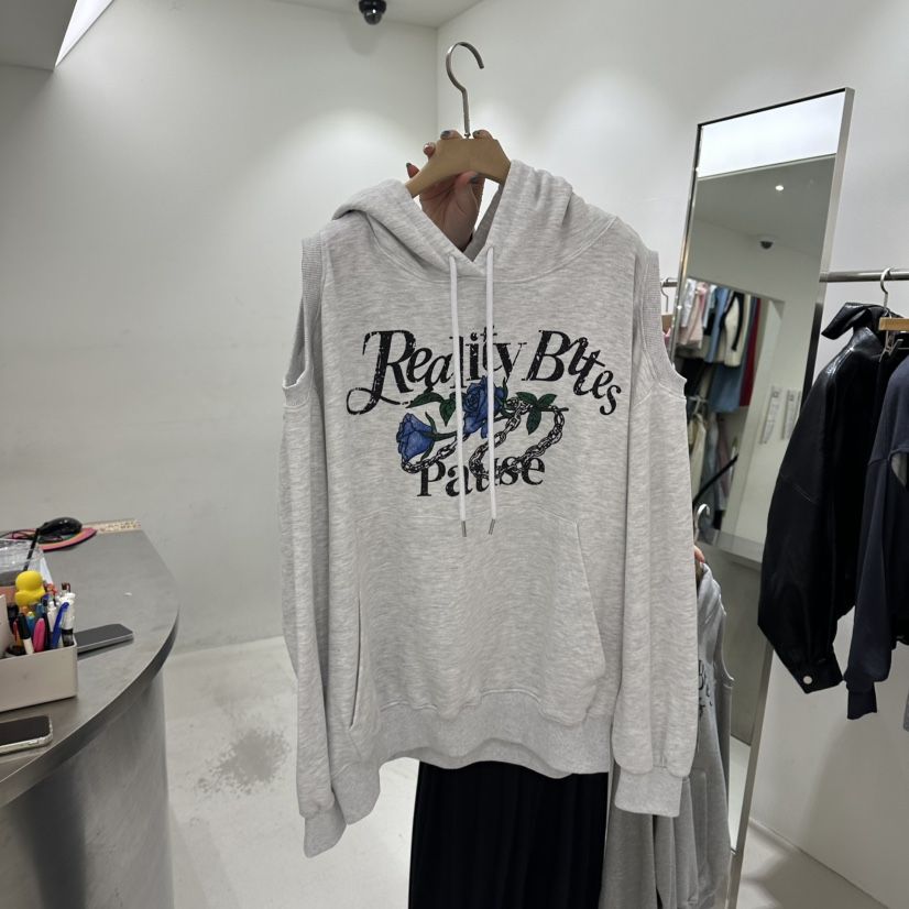 REPELLER東大門直郵女士新品人氣推薦熱賣衛衣連帽衫開衩REPELLER衛衣
