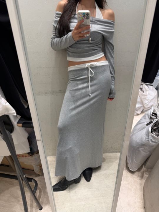 mars東大門實拍女士新品熱賣時尚推薦人氣真品休閑長裙mars長裙