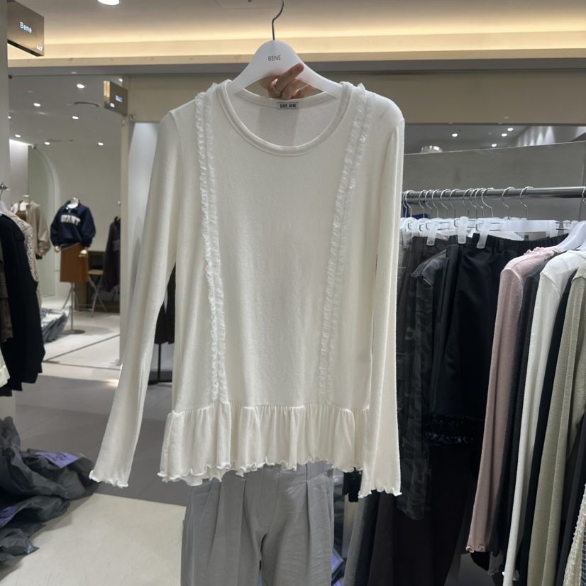 BENE東大門實拍女裝新品真品推薦休閑人氣熱賣時尚長袖T恤SHOP BENE_Bene長袖T恤