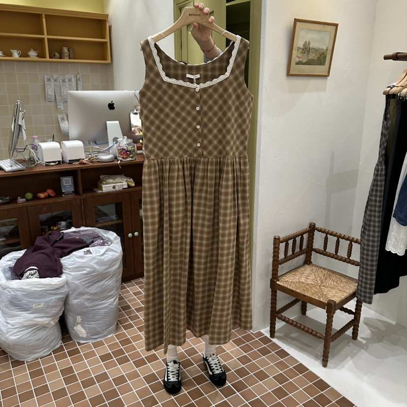 OURMOMENT韓國代購女士新款真品人氣休閑時尚熱賣連衣裙OPSOURMOMENT連衣裙