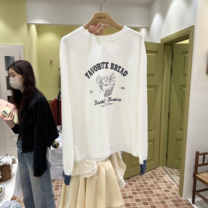OURMOMENT東大門實拍女裝新款時尚休閑真品人氣熱賣長袖T恤OURMOMENT長袖T恤