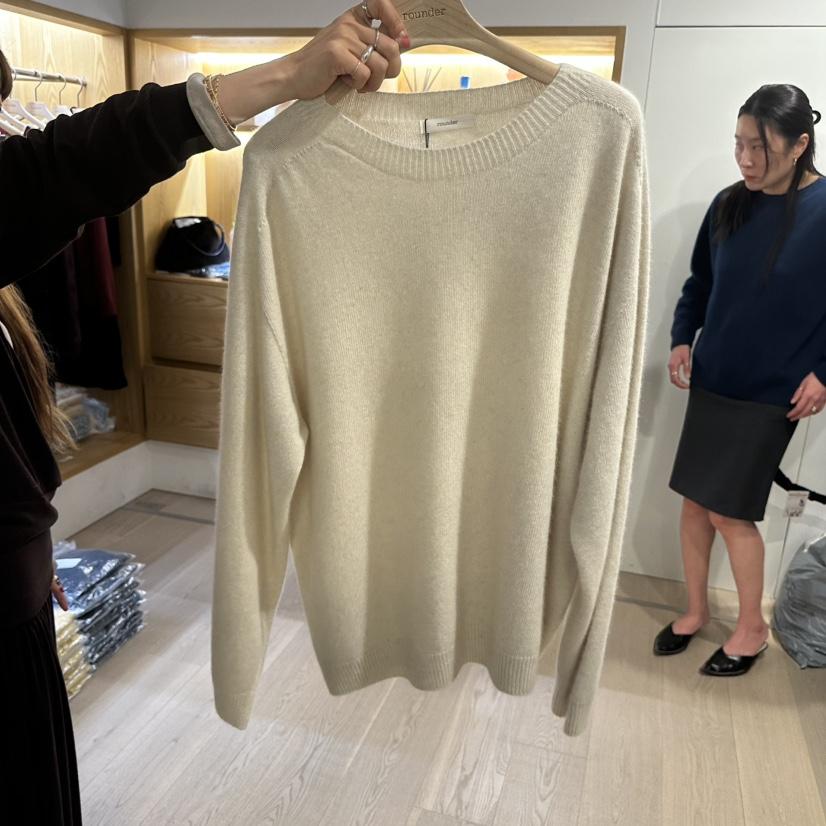ROUNDER韓國直郵女裝新品休閑推薦時尚熱賣真品針織衫浣熊ROUNDER針織衫