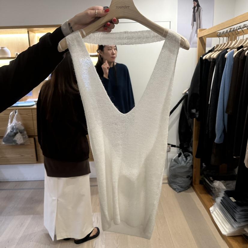 ROUNDER東大門直郵女士新品人氣真品熱賣時尚吊帶背心馬海毛ROUNDER吊帶/背心