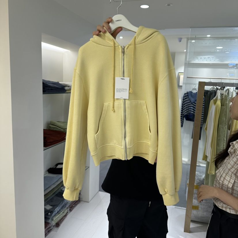 GABRIELLE韓國直郵女裝新品時尚推薦休閑人氣衛衣拉鏈連帽衫GABRIELLE衛衣