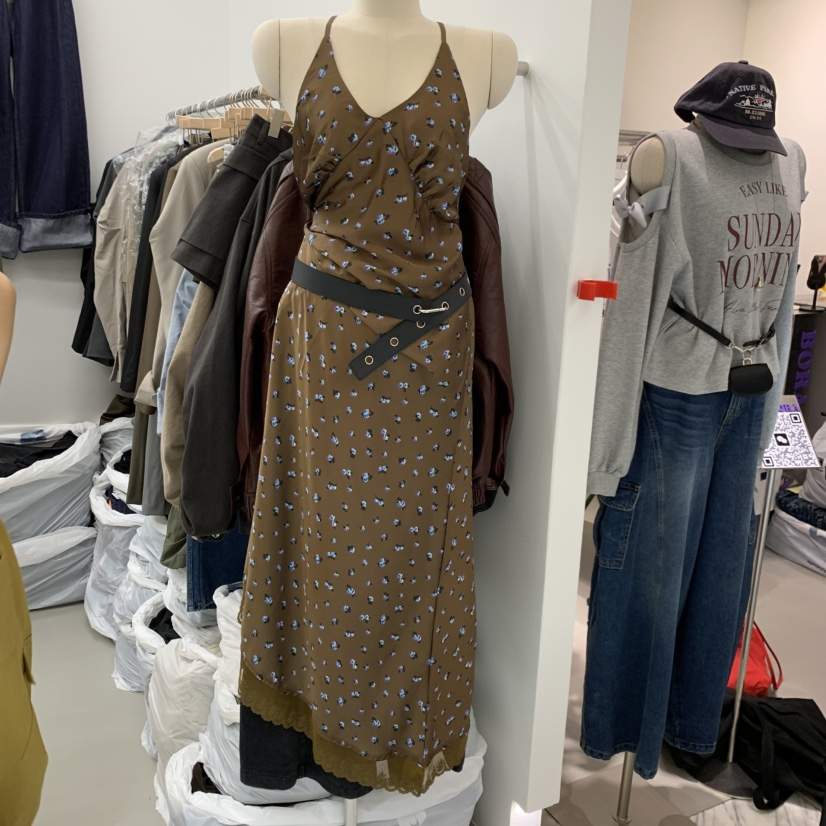 ROMANTIC NEWYORK東大門直郵女士新品職業連衣裙不含腰帶ROMANTIC NEWYORK連衣裙