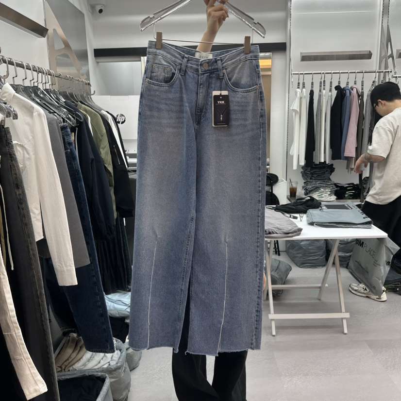 EAU東大門代購女裝新品時尚真品職業休閑推薦熱賣人氣牛仔褲EAU牛仔褲