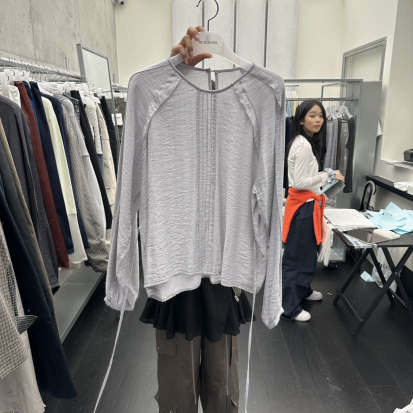 OUTLANDER韓國代購女士新款職業時尚休閑推薦熱賣襯衫蕾絲衫OUTLANDER襯衫/蕾絲衫