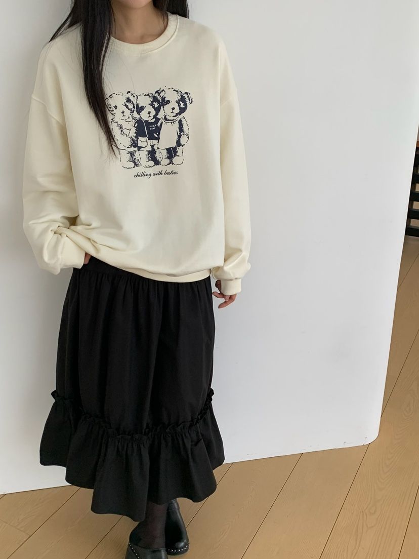 LOVEMYSANTA東大門實拍女裝新款時尚真品推薦人氣衛衣運動LOVEMYSANTA衛衣