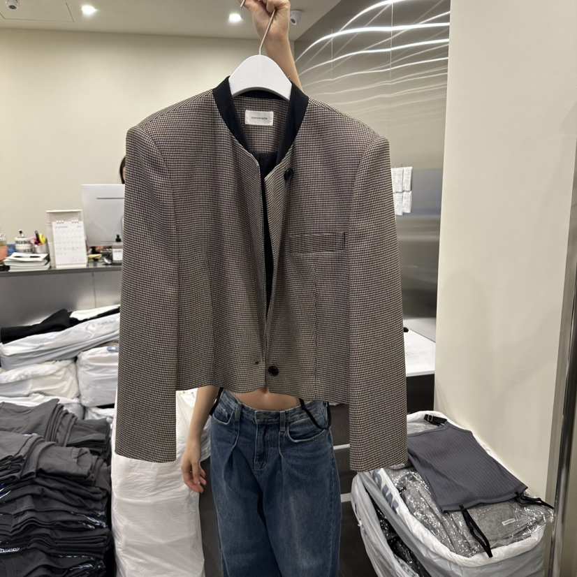 OUTFIT/SOAP AMD WATER東大門代購女裝新款休閑時尚夾克OUTFIT/SOAP AMD WATER夾克