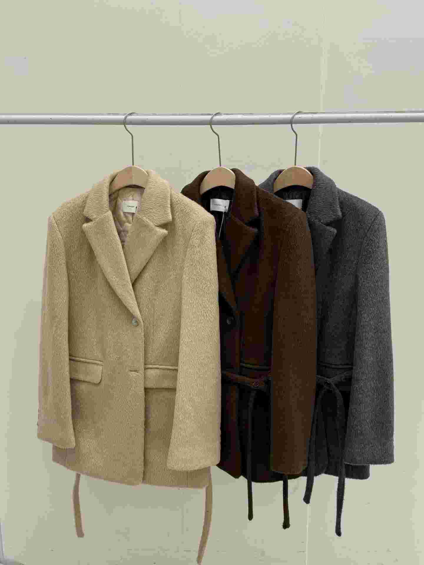 FERVENT東大門代購女士新款熱賣時尚推薦人氣休閑夾克含腰繩FERVENT-2件起夾克