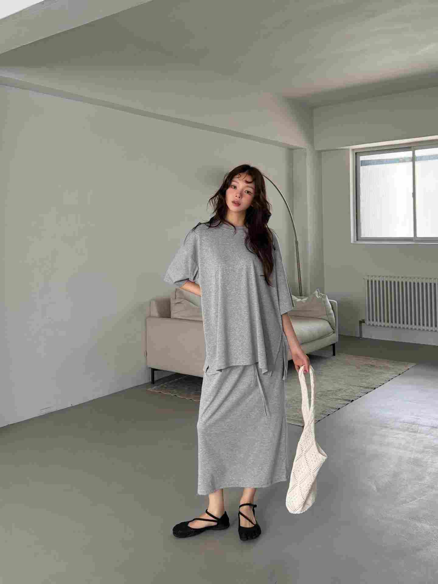 POPO韓國代購女裝新款時尚真品推薦人氣熱賣休閑套裝POPO套裝