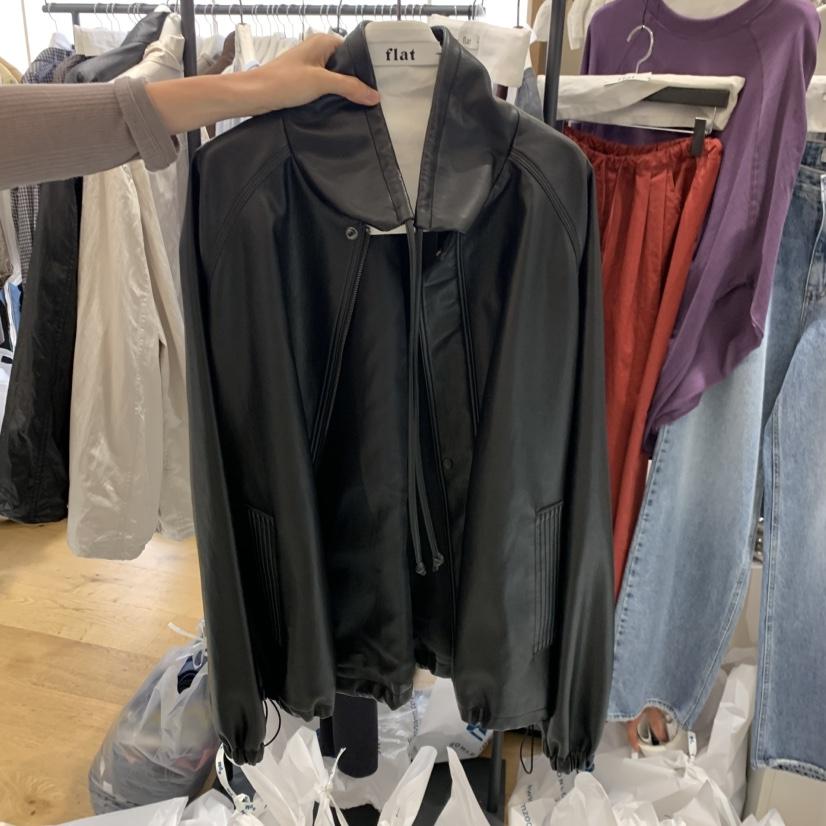 FLAT東大門代購女裝新品真品時尚熱賣休閑推薦人氣皮衣FLAT皮衣