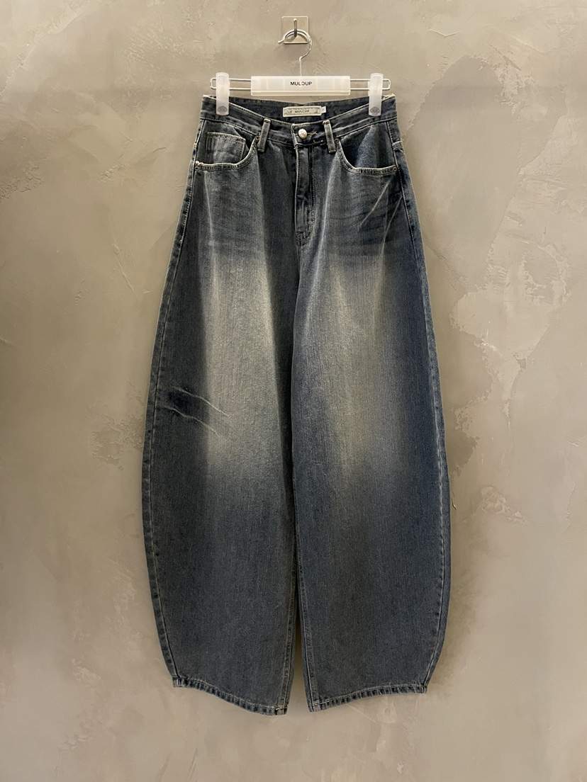 MULCUP東大門直郵女裝新品推薦熱賣人氣真品時尚牛仔褲刺繡MULCUP牛仔褲
