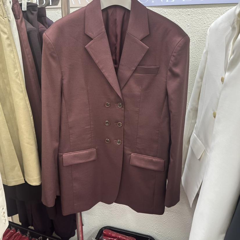 ONEBYTWO韓國直郵女士新品熱賣推薦人氣休閑西裝西服拉鏈ONE BY TWO西裝/西服