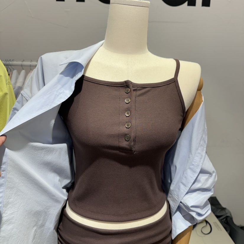 FLORAL韓國代購女士新品人氣真品熱賣推薦休閑時尚吊帶背心FLORAL吊帶/背心