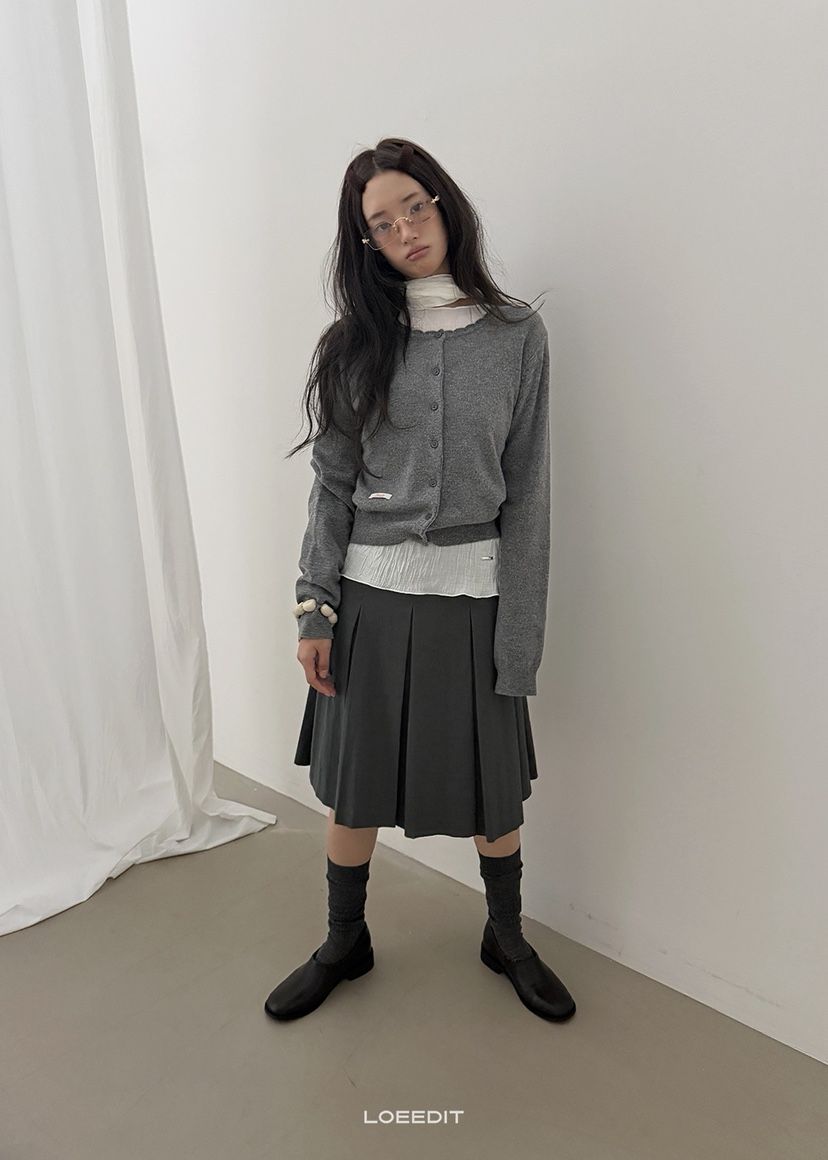 LOEEDIT韓國代購女裝新品人氣時尚休閑真品推薦針織衫開衫LOEEDIT針織衫